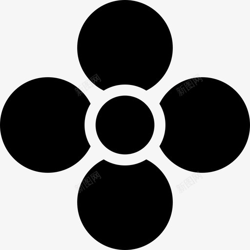 圆形装饰图标svg_新图网 https://ixintu.com 图案 圆形 填充的形状图案 形状 装饰 设计