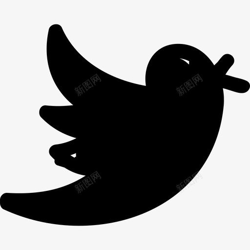 Twitter徽标社交手绘网络应用程序图标svg_新图网 https://ixintu.com Twitter徽标 手绘网络应用程序 社交