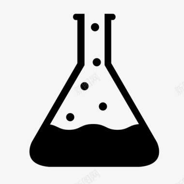 erlenmeyer烧瓶化学品实验图标图标