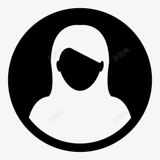 女性头像领导者图标svg_新图网 https://ixintu.com 个人 个人资料 头像 头像向量图标 女孩 女性 用户 领导者