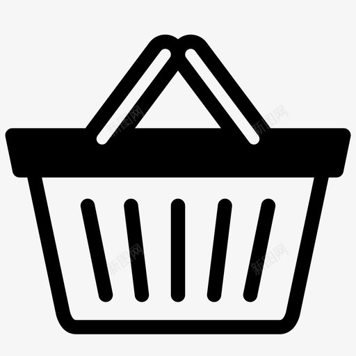 购物篮购物袋图标svg_新图网 https://ixintu.com 购物篮 购物袋