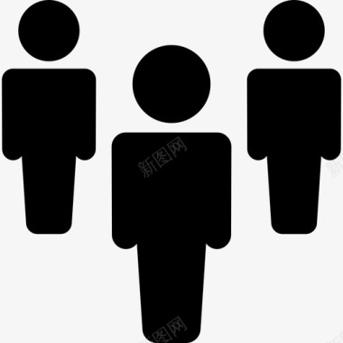 三个用户社交计算机和媒体3图标图标