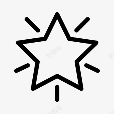 书签收藏明星图标图标