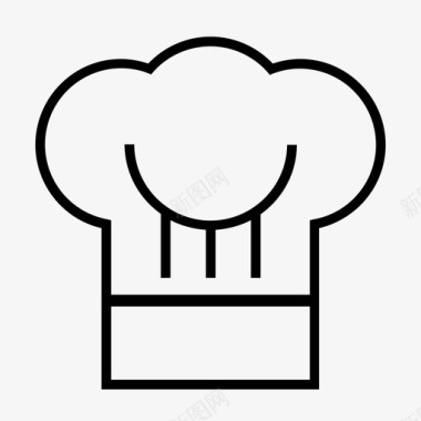 厨师职业工作图标图标
