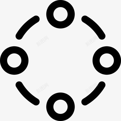 圆形装饰图案图标svg_新图网 https://ixintu.com 位置 图案 圆形 大小 形状图案 装饰