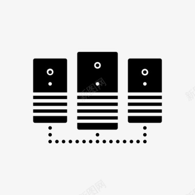 数据服务器归档存储图标图标