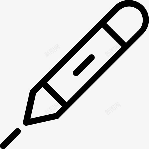 铅笔构图蜡笔图标svg_新图网 https://ixintu.com 医学线图标 构图 绘图 编辑 蜡笔 铅笔