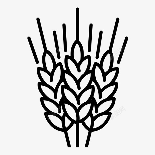大麦啤酒酿造图标svg_新图网 https://ixintu.com 啤酒 大麦 收获 酿造 麦芽