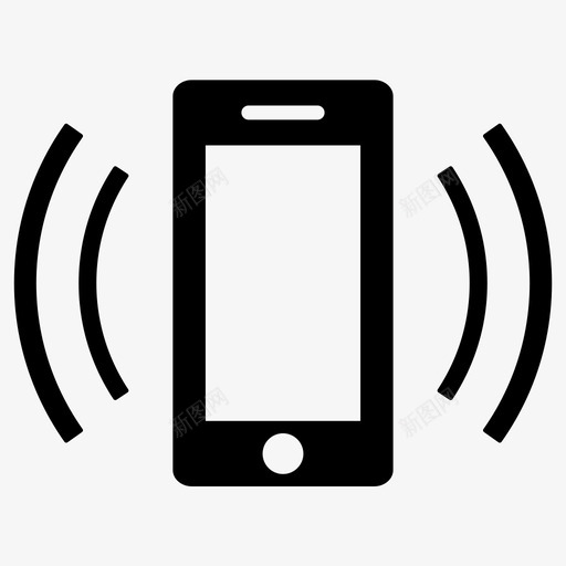 智能手机手机铃声图标svg_新图网 https://ixintu.com 手机 智能手机 智能手机铃声 铃声