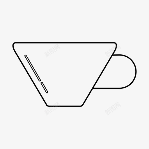 茶杯咖啡饮料图标svg_新图网 https://ixintu.com 咖啡 茶杯 饮料