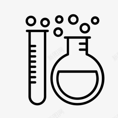 核科学化学实验室图标图标