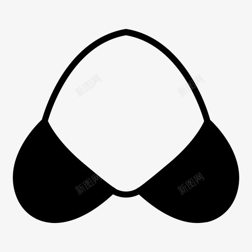 胸罩节日标志图标svg_新图网 https://ixintu.com 胸罩 节日标志