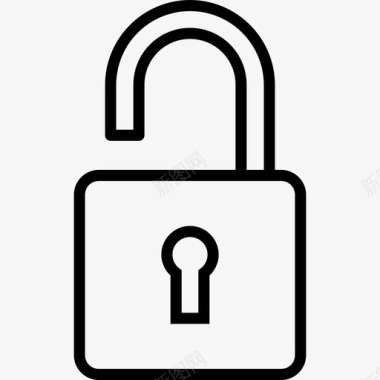 解锁密码保护图标图标