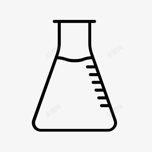 erlenmeyer烧瓶化学实验室图标svg_新图网 https://ixintu.com erlenmeyer烧瓶 化学 学校 实验室 研究 科学