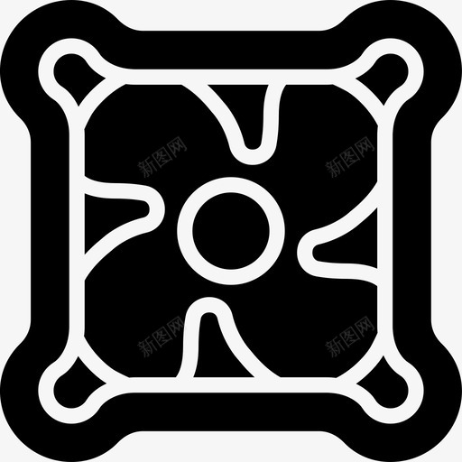 冷却器设备小工具图标svg_新图网 https://ixintu.com smashiconstech2solid 冷却器 小工具 技术 设备