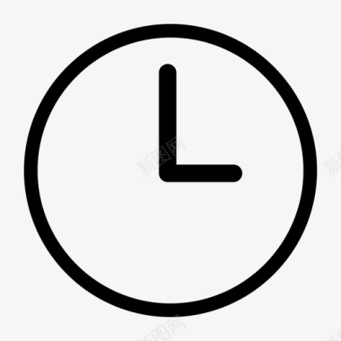 时间时钟接口图标图标