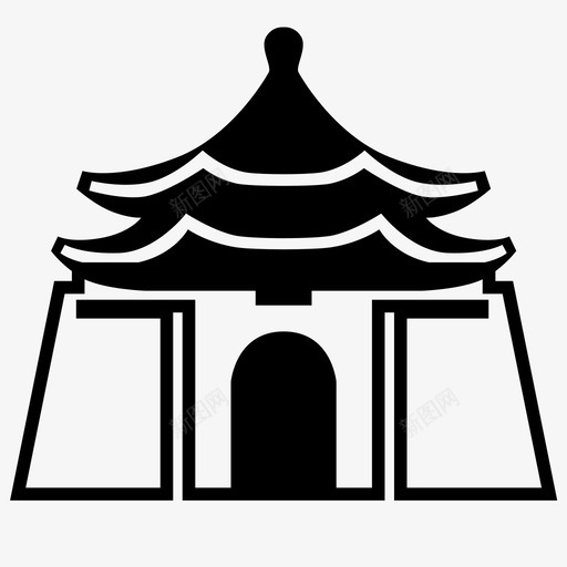 国内旅游svg_新图网 https://ixintu.com 国内旅游 寺庙
