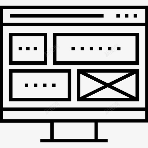 界面列布局图标svg_新图网 https://ixintu.com 1400网页和搜索引擎优化平面线图标 列 布局 模板 界面 网页