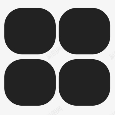 icon--四个圆图标