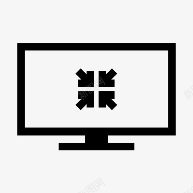 电视屏幕全屏禁用电视电视屏幕图标图标