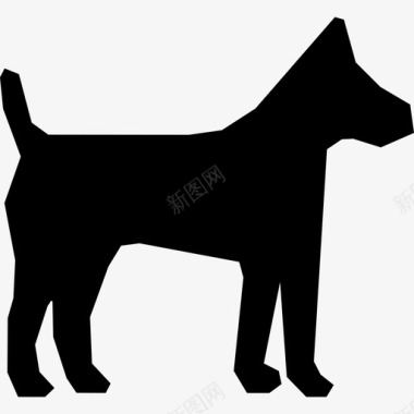 普通的狗动物然后是自然图标图标