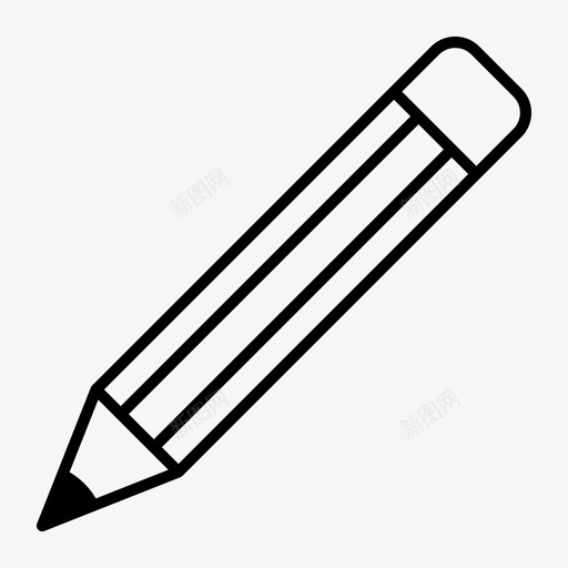 铅笔班级学校图标svg_新图网 https://ixintu.com 写作 学校 学生 教育 班级 铅笔