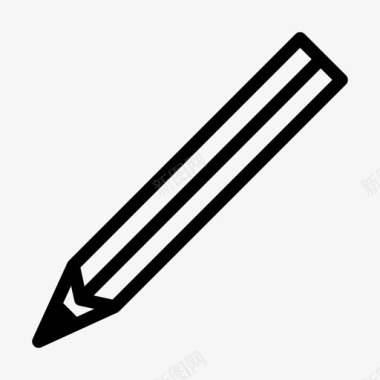 铅笔艺术品工具图标图标