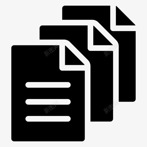 文件合同表格图标svg_新图网 https://ixintu.com 合同 文件 格式 纸张 表格 银行和金融符号