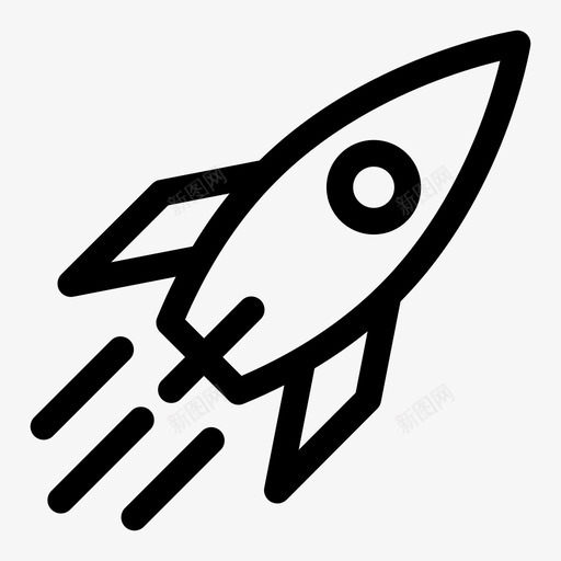火箭船宇航员天文学图标svg_新图网 https://ixintu.com 天文学 太空 太空和天文学 宇航员 火箭船 科学