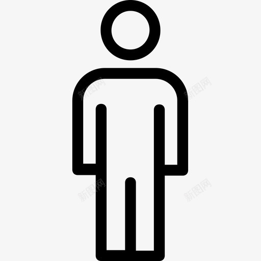 男人男人站着人图标svg_新图网 https://ixintu.com 人 医疗线图标 男人 男人站着