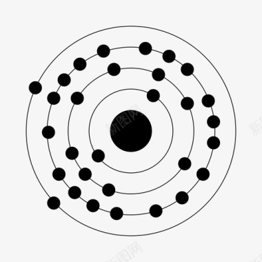 030锌锌原子元素图标图标