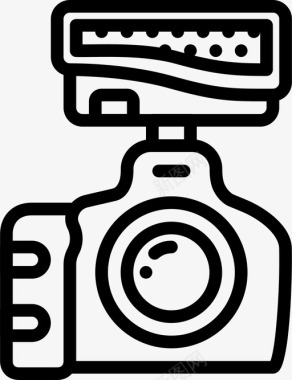 专业相机摄影录音图标图标