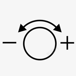 旋转控制单圈音量控制按钮控制器图标高清图片