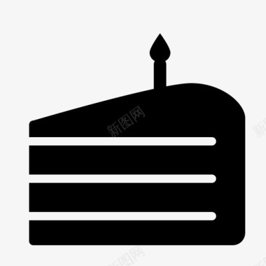 蛋糕烘焙生日蛋糕图标图标