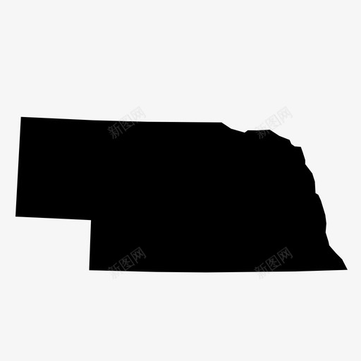 内布拉斯加州林肯地图图标svg_新图网 https://ixintu.com 内布拉斯加州 地图 州 林肯 美国 美国各州