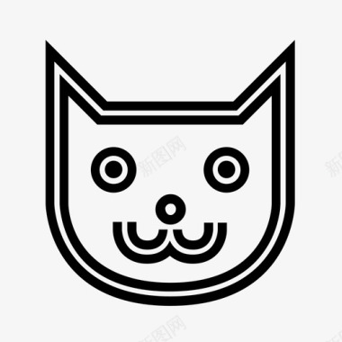 猫表情脸图标图标