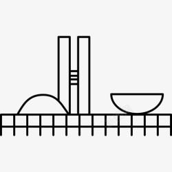 巴西国民大会巴西国民大会纪念碑纪念碑3图标高清图片