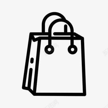 购物袋采购服装制作图标图标