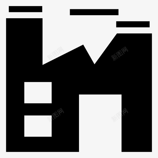 建筑城市商业图标svg_新图网 https://ixintu.com 商业 地产 城市 工业 建筑 建筑房地产雕文图标