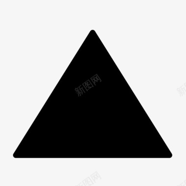 三角形 收回图标