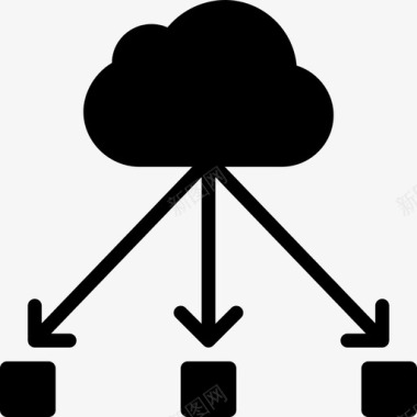 云传输编码开发图标图标