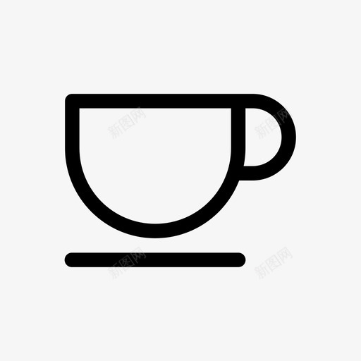 茶饮料杯子图标svg_新图网 https://ixintu.com 服务 杯子 茶 饮料
