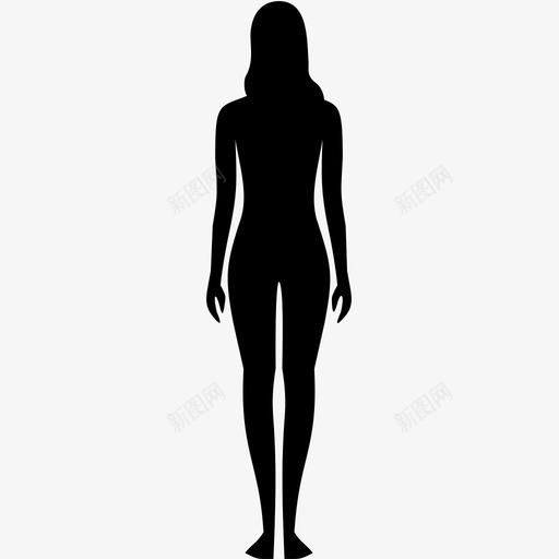 人解剖学身体图标svg_新图网 https://ixintu.com 人 女性 女性形体 解剖学 身体