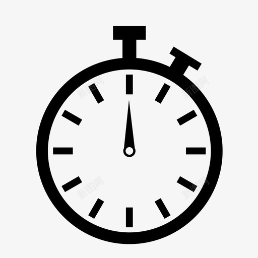 秒表计时时间跟踪图标svg_新图网 https://ixintu.com 时间跟踪 秒表 计时 计时器