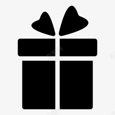 礼物生日盒子图标图标
