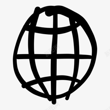 网络全球世界图标图标