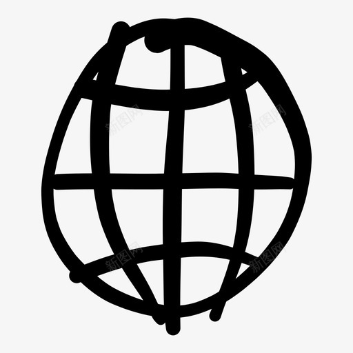网络全球世界图标svg_新图网 https://ixintu.com 世界 全球 网络