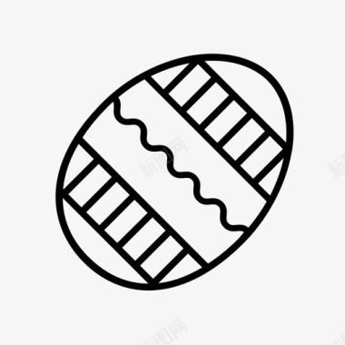 复活节彩蛋巧克力蛋装饰图标图标
