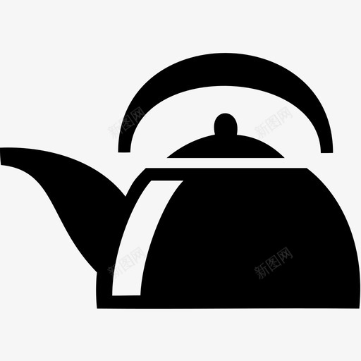 茶壶水壶器皿图标svg_新图网 https://ixintu.com 器皿 水壶 茶壶
