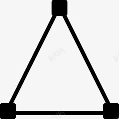 编辑三角形形图标图标